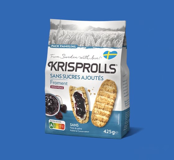 KRISPROLLS Petits pains suédois au blé complet 425g pas cher 